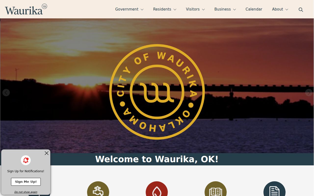 Waurika warrant records official city court-fine route