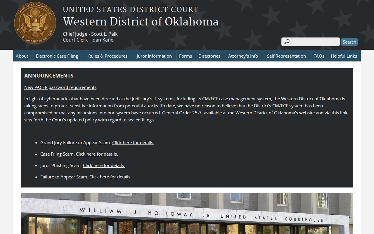 Jefferson County arrest warrant federal and county court boundary